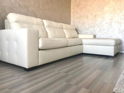 Canapea Extensibila Din Piele Mobexpert Sting Sezlong Lada