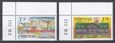 Feroe 1991 - A 125-a aniversare a orașului T&amp;oacute;rshavn, MNH foto