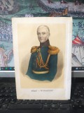 Furst von Woronzow, Mikhail Semyonovich Vorontsov, prințul Mihai Semionovici Voronțov, 1853, Vice-Rege al Caucazului, cromolitografie, 181