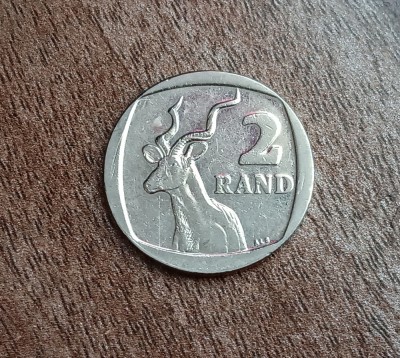 C50 - Moneda foarte veche - 2 rand - Africa de Sud - 2010 foto