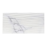 Faianta baie / bucatarie Dune Newbury, 30 x 60 cm, lucioasa, rectificata, alb, aspect marmura