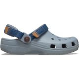 Saboti Crocs Classic Denim Adjustable Backstrap Clog K Gri - Concrete