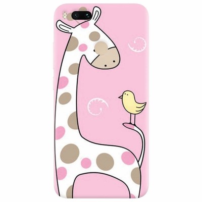 Husa silicon pentru Xiaomi Mi A1, Cute Giraffe foto