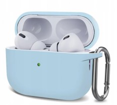 AIRPODS Pro albastru deschis Carcasa silicon ETUI foto