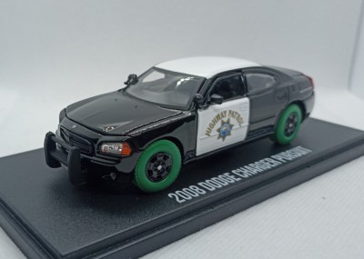 Macheta Dodge Charger Pursuit 2008 - Greenlight 1/43 foto