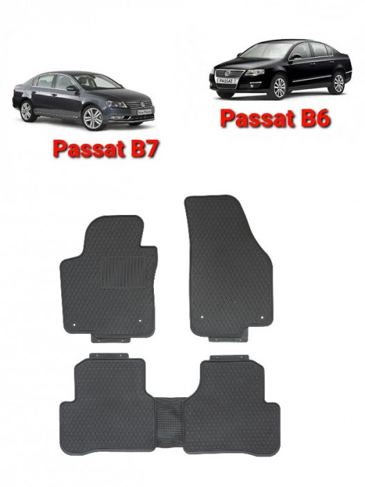 Set Covorase Auto Cauciuc dedicate VW Passat B6 B7 (2005-2015)