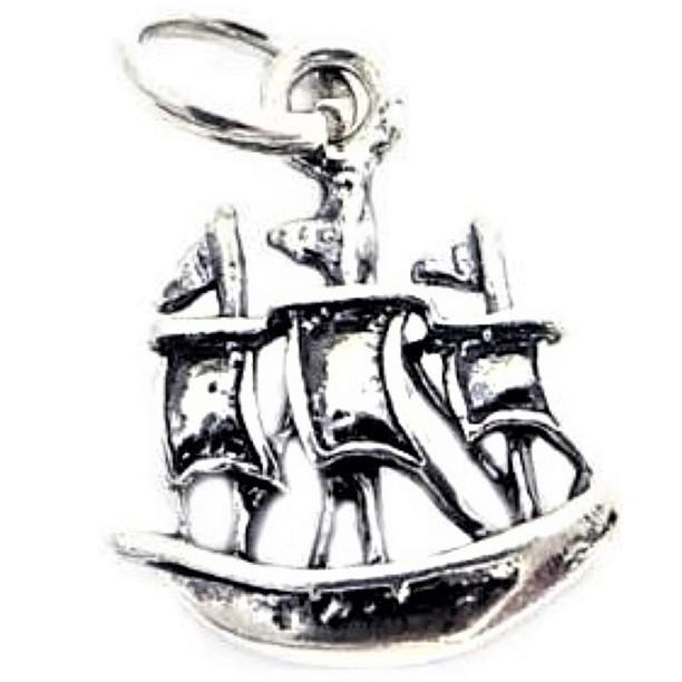Pandantiv din argint 925 jolie silver, model corabie, 18 x 10 mm, 1.1 g