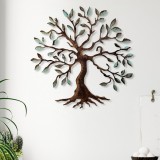 Cumpara ieftin Tablou metalic Tree Multicolor 60x60x1.5 cm