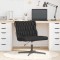 vidaXL Scaun de birou pivotant, negru, material textil