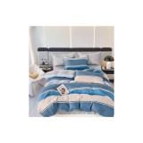 Cumpara ieftin Lenjerie de Pat Dublu, Bumbac Finet, 6 Piese - SIPRR60-506