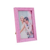 Rama foto 10x15 cm, Roz, Lemn, ATU-084201, Oem