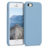 Husa pentru Apple iPhone 5 / iPhone 5s / iPhone SE, Silicon, Albastru, 42766.161, Carcasa, Kwmobile