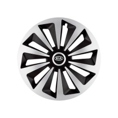 Set 4 capace roti Fox Gri-Negru R14 Compatibil Cu Kia