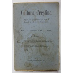 CULTURA CRESTINA , ANUL I , NR. 3 , 1 FEBRUARIE , 1911
