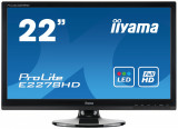 Cumpara ieftin Monitor Second Hand Iiyama E2278HD, 22 Inch Full HD TN, VGA, DVI NewTechnology Media