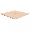 VidaXL Blat de masă pătrat, 80x80x1,5 cm, lemn masiv stejar netratat