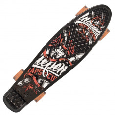 Skateboard Action One, Aluminiu, 55 x 15 cm, Multicolor, Warp