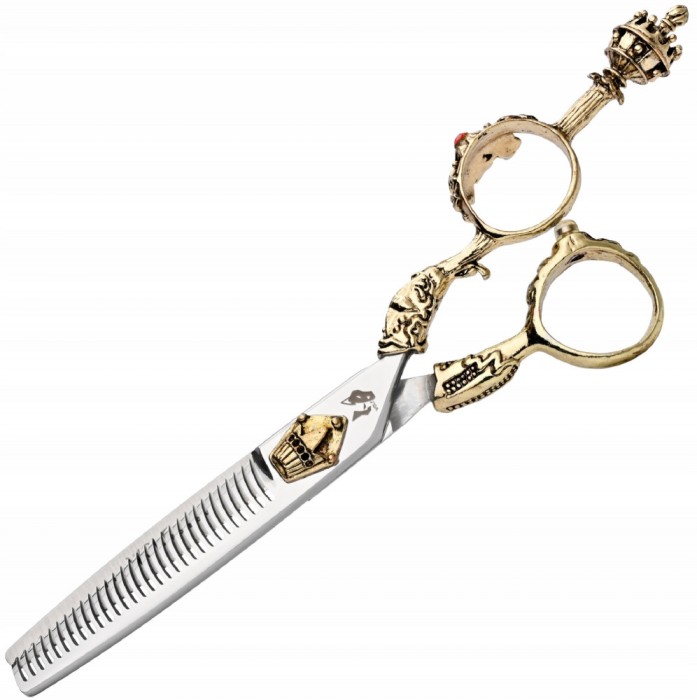 WOLF Degloving foarfece pentru dreptaci 5,5 King offset foarfece de tuns pentru salon Linia profesio