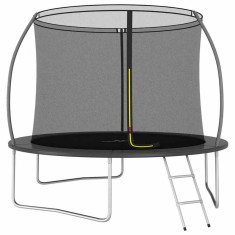 Set trambulină rotundă, 305x76 cm, 150 kg
