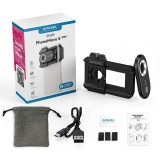 Cumpara ieftin Lentila microscop, Apexel Phone Micro 5, zoom 200x, sistem prindere pentru iPhone 16, 15, 14,13,12,11, Samsung S24/S23/S22, Huawei, Xiaomi, Oppo