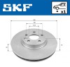 SKF VKBD 80056 V1 Disc frana