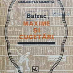 MAXIME SI CUGETARI-HONORE DE BALZAC