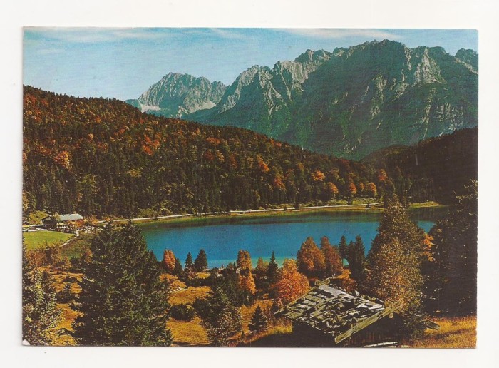 FA19-Carte Postala- GERMANIA - Ferchensee bei Mittenwald, circulata