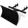 Lama Plug Zapada 80x44 cm vidaXL Otel Negru Freza Deszapezire Reglabil