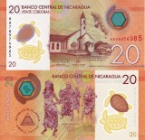 NICARAGUA 20 cordobas 2022 polymer UNC!!!
