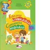 Caietul meu de gradinita. Educarea limbajului si cunoasterea mediului, 3-4 ani