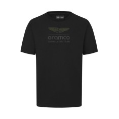 Aston Martin tricou de bărbați Logo Stealth black F1 team 2024 - S
