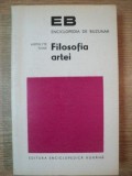 FILOSOFIA ARTEI de HIPPOLYTE TAINE , Bucuresti 1973