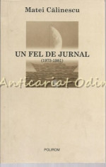 Un Fel De Jurnal - Matei Calinescu foto