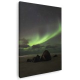Tablou aurora borela - Luminile Nordului Tablou canvas pe panza CU RAMA 60x90 cm