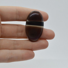 Cabochon obsidian midnight lace 38x22x7mm c44