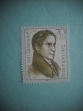 HOPCT TIMBRE MNH 1227 POETUL JOSEPH HUTTEN -1 VAL-1988-GERMANIA DDR/RDG, Nestampilat