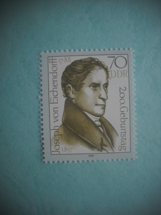 HOPCT TIMBRE MNH 1227 POETUL JOSEPH HUTTEN -1 VAL-1988-GERMANIA DDR/RDG
