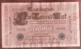 B11 39 - Bancnota foarte veche - Germania - 1000 marci - 1910 - serie cu negru