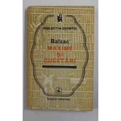 BALZAC - MAXIME SI CUGETARI , 1979