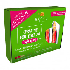 Tratament impotriva caderii parului Keratine Forte Serum, 5x0.9ml, Biocyte