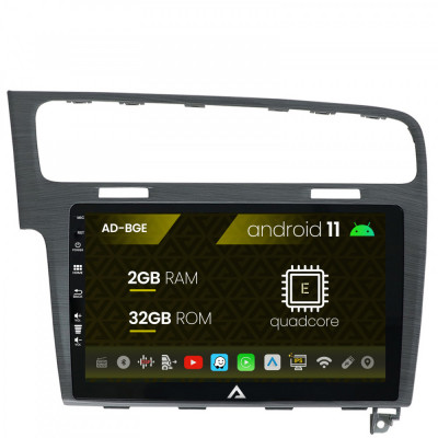 Navigatie Volkswagen Golf 7, Android 11, E-Quadcore 2GB RAM + 32GB ROM, 10.1 Inch - AD-BGE10002+AD-BGRKIT023A foto