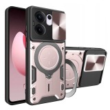 Husa Oppo Reno13 F 4G Techsuit CamGuard Pro, roz auriu