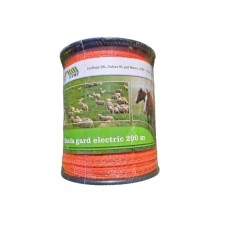 Banda gard electric -10 mm x 200 m, portocaliu