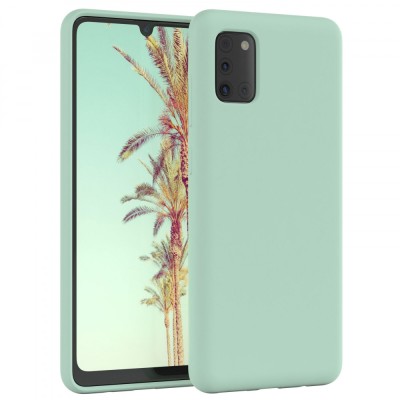 Husa pentru SAMSUNG Galaxy A31 - Silicone Cover (Menta) foto