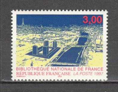 Franta.1996 Inaugurarea Bibliotecii Nationale XF.650