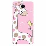Husa silicon pentru Huawei Y6 2017, Cute Giraffe