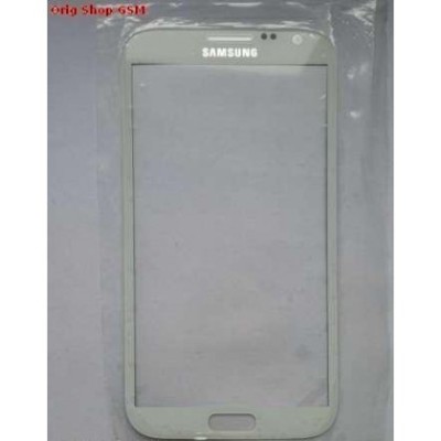 Carcasa (Sticla) Geam Samsung N7100 Note 2 Alb Orig China foto