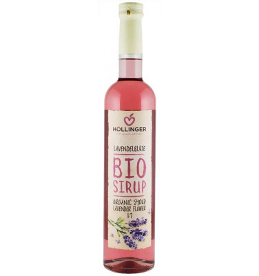 Sirop din Flori de Lavanda Bio Hollinger 0.5L foto