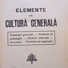 Petre I. Ghiata - Elemente de cultura generala