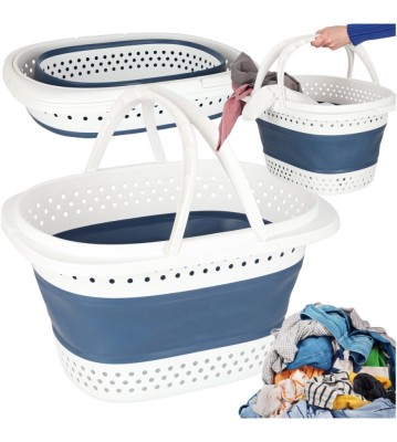 Cos de rufe pliabil din silicon 32L compact si durabil foto